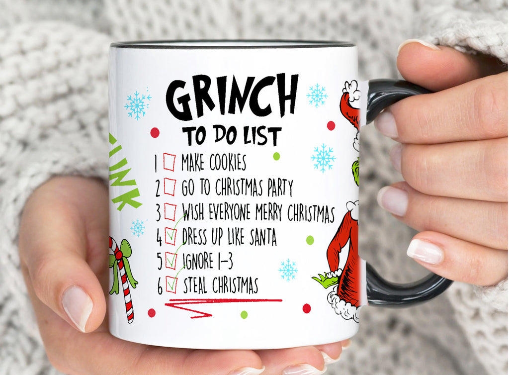 The Grinch Christmas Mug Funny Quote Cup Holiday Gift For Coffee Lovers And Fans