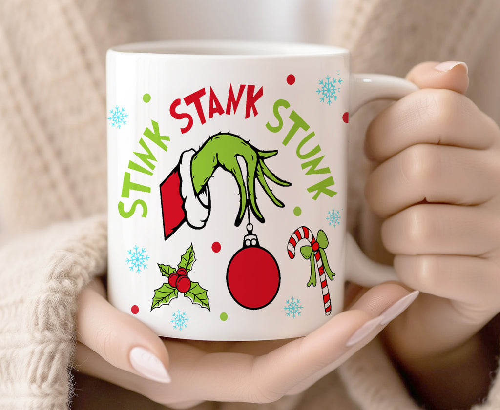 The Grinch Christmas Mug Funny Quote Cup Holiday Gift For Coffee Lovers And Fans