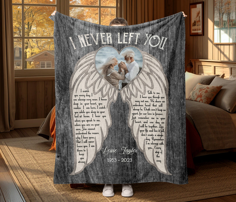 Memorial Blankets For Loss Of Mother, Cardinal Those We Love Don't Go Away Keeps Blanket