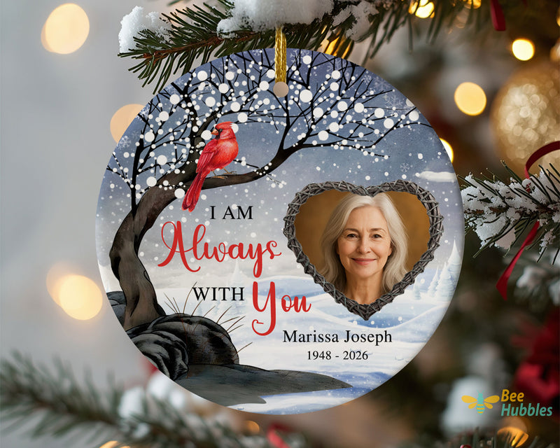 Personalized Memorial Ornament Your Wings Were Ready But Our Hearts Were Not Keepsake Gift