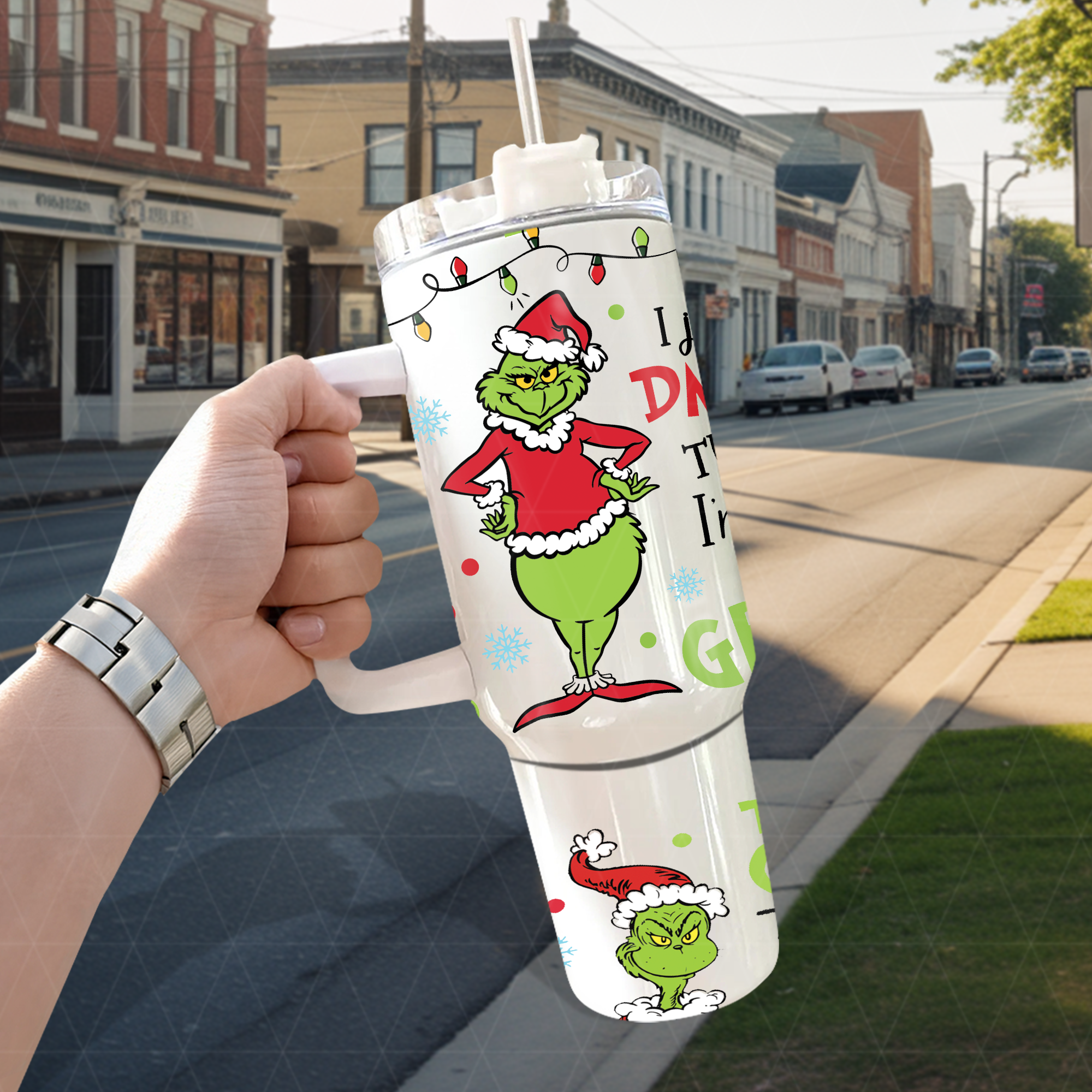 Merry Christmas 40oz Tumbler, Christmas joy, 40oz Stainless steel Tumbler,Gift for him, Gift for her
