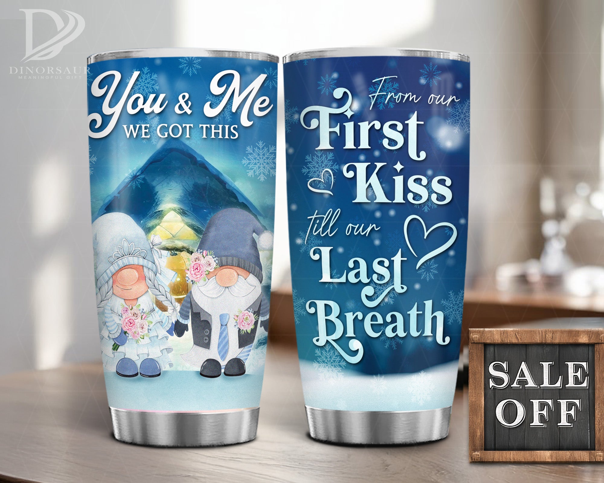 From Our First Kiss Till Our Last Breath - Tumbler - Christmas Gift For Family, Couple, Friends, Christmas Decoration, Holiday Gift